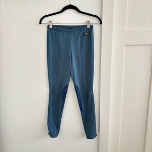 Kerrits Riding Pants Juniors Size XL Blue Equestrian Tights Pull On Pants
